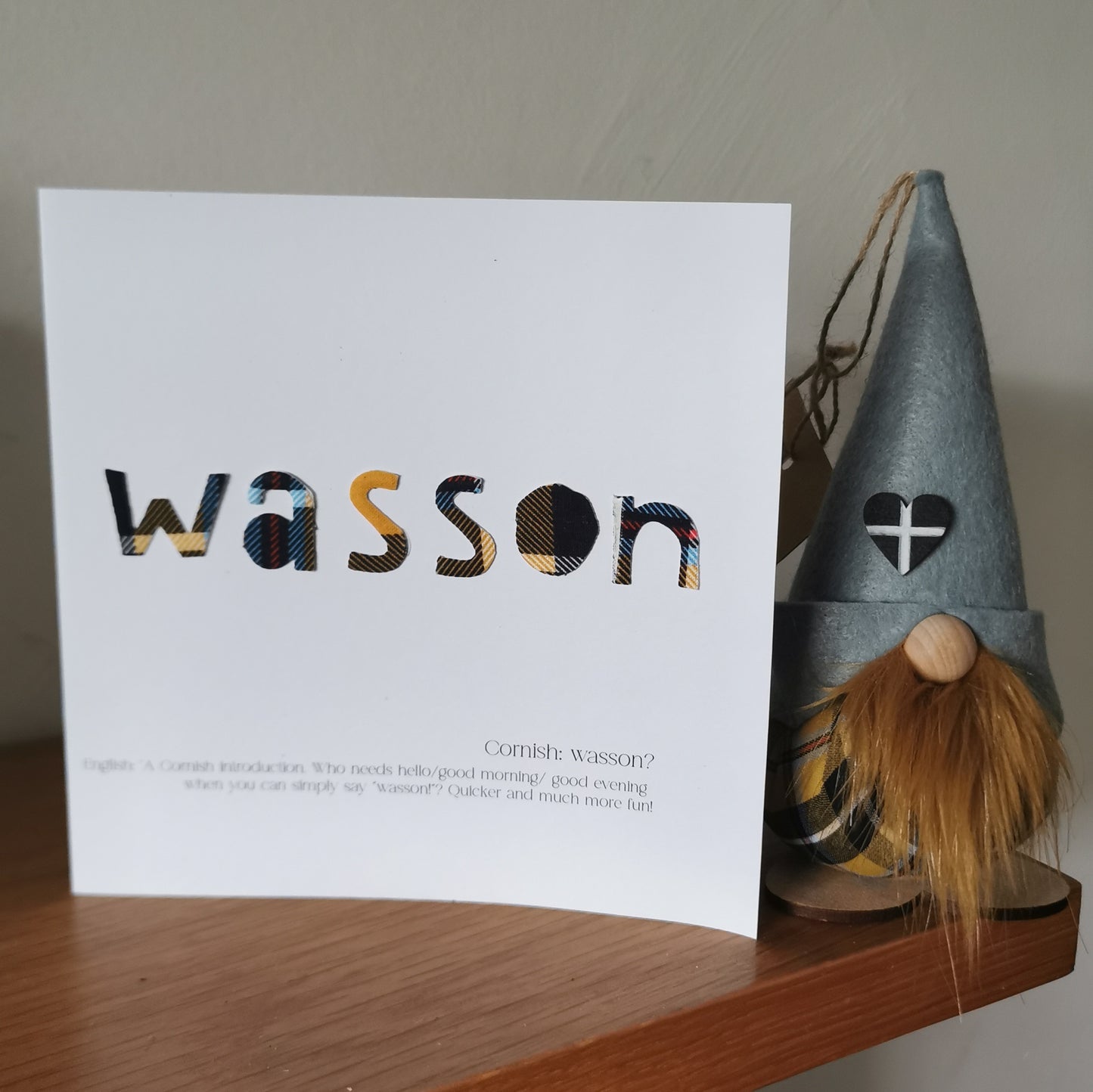 Ella's Adventures - Unique and humorous cornish tartan dialect cards - wasson