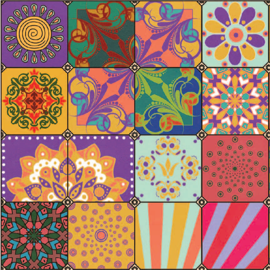 Flower Power - Unique Junk Journal Kit 1 - Patterns - Digital Download