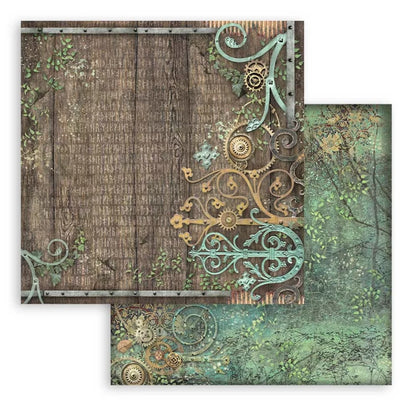 Dreamland - Magic Forest  Stamperia Journal Backgrounds Kit