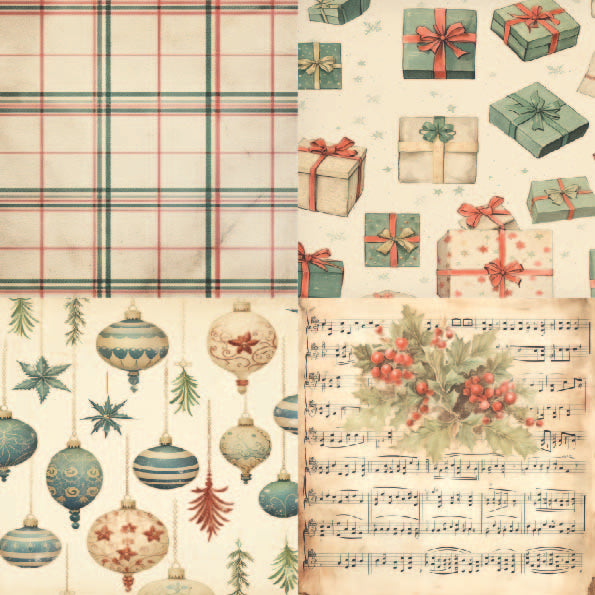 Christmas Nutcracker - Unique Junk Journal Kit 1 - Patterns - Digital Download