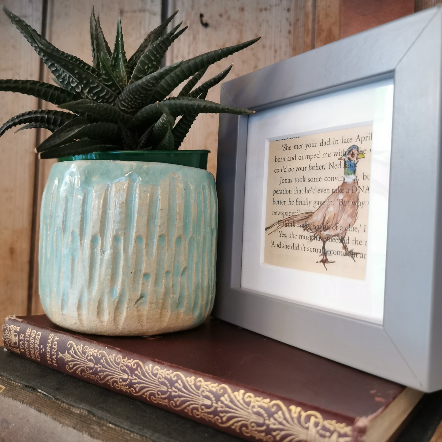 Small Framed original artwork - Pheasant